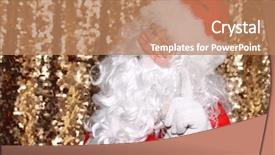  Presentation with cookies christmas - Slides having he says do not forget background and a coral colored foreground