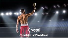  Presentation with diversity inclusion champion - Cool new PPT theme with he will be a champion backdrop and a gray colored foreground