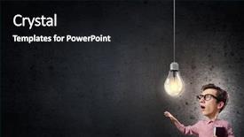  Presentation with book glasses - Cool new theme with head and book in hand backdrop and a black colored foreground