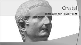  Presentation with ancient - Cool new slides with head-and-shoulders-detail backdrop and a light gray colored foreground