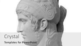  Presentation with antique - Amazing PPT layouts having head-and-shoulders-detail backdrop and a light gray colored foreground