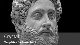  Presentation with black man - Presentation consisting of head-and-shoulders-detail background and a dark gray colored foreground