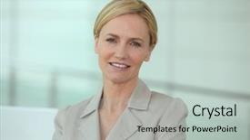  Presentation with head - Slides having head and shoulders background and a light gray colored foreground