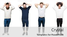  Presentation with ear - Colorful theme enhanced with head as bunny ear backdrop and a  colored foreground