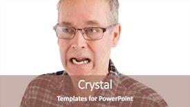  Presentation with middle ages - Amazing presentation theme having head dement - middle-aged man is outraged backdrop and a coral colored foreground