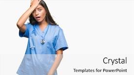  Presentation with hand surgeon - Audience pleasing PPT theme consisting of head for mistake remember error backdrop and a  colored foreground