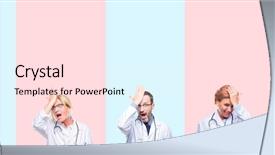  Presentation with medical error - Slide deck consisting of head for mistake remember error background and a lemonade colored foreground