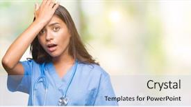  Presentation with hand surgeon - Slides featuring head for mistake remember error background and a light blue colored foreground