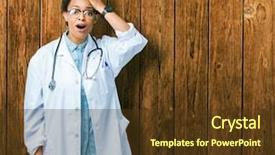  Presentation with medical error - PPT theme having head for mistake remember error background and a tawny brown colored foreground