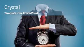  Presentation with ideas - Slide deck with head-full-of-ideas-mixed background and a teal colored foreground