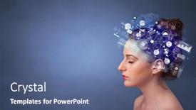  Presentation with management - Beautiful slide deck featuring head-full-of-reports backdrop and a ocean colored foreground