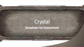  Presentation with industrial - Colorful slide deck enhanced with head gear - old metal plate texture industrial backdrop and a gray colored foreground
