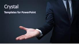  Presentation with head neck anatomy - Slides enhanced with head holding something without theme background and a tawny brown colored foreground