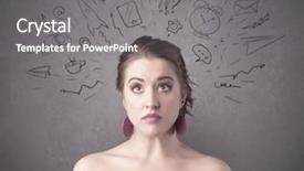  Presentation with social life - PPT theme enhanced with question mark rocket money background and a gray colored foreground