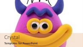  Presentation with clay - Colorful presentation theme enhanced with head-of-imp-by-soft backdrop and a gold colored foreground