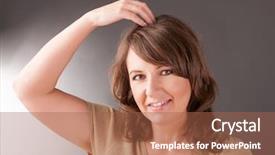  Presentation with alternative medicine - Audience pleasing PPT theme consisting of head point emotional freedom technique backdrop and a red colored foreground