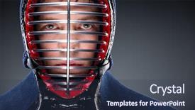  Presentation with philippine martial arts - Audience pleasing PPT theme consisting of successful team close-up part of three coworkers discussing something with smile while sitting at the office backdrop and a light gray colored foreground