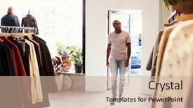  Presentation with young black couples hiking - Theme having head up display - young black man walking background and a coral colored foreground