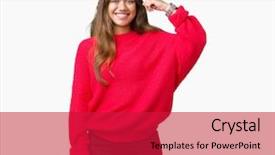  Presentation with win as one - Colorful slide deck enhanced with head with one finger great backdrop and a  colored foreground