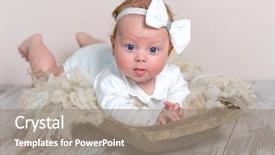  Presentation with curiosity - Slide deck featuring headband lying on fluffy rug background and a gray colored foreground