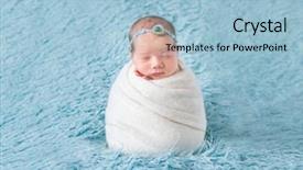  Presentation with growth and development child - Presentation enhanced with headband napping in the upright background and a  colored foreground