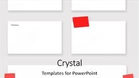  Presentation with labels - Slides with headed straight pin paperclip staple background and a  colored foreground