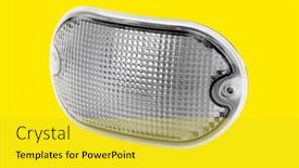  Presentation with trucks - Presentation theme having headlamp-taillight-cars-and-trucks background and a yellow colored foreground