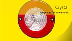  Presentation with trucks - PPT theme enhanced with headlamp-taillight-cars-and-trucks background and a light gray colored foreground