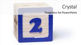  Presentation with headline - Amazing presentation theme having headline clipping - 2 block backdrop and a white colored foreground