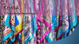  Presentation with traditional - Audience pleasing slides consisting of headscarfs market in baku azerbaijan backdrop and a  colored foreground