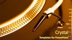  Presentation with sprinkles dots as a - Presentation theme consisting of headshell and platter dots gold background and a tawny brown colored foreground