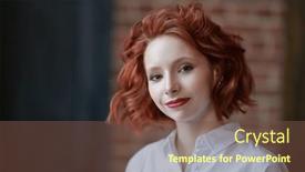  Presentation with emotions - Presentation enhanced with headshot-portrait-of-a-beautiful background and a tawny brown colored foreground