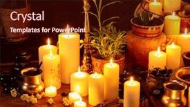  Presentation with heal - Colorful slide deck enhanced with heal india - luxury ayurvedic spa massage interior backdrop and a wine colored foreground