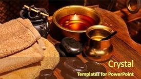  Presentation with sophisticated luxury life - Presentation theme enhanced with heal india - luxury spa massage still life background and a  colored foreground