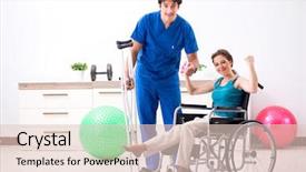  Presentation with traffic accident - Audience pleasing PPT layouts consisting of healing bones - woman recovering after traffic accident backdrop and a lemonade colored foreground