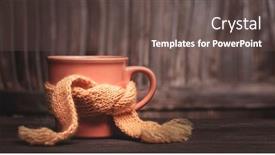  Presentation with healing - Presentation featuring healing-glass-of-herbal-tea background and a dark gray colored foreground