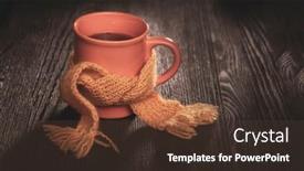  Presentation with healing - Amazing presentation having healing-glass-of-herbal-tea backdrop and a tawny brown colored foreground