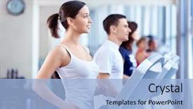  Presentation with treadmill - PPT layouts consisting of schedule waste management - hire now concept of not background and a white colored foreground