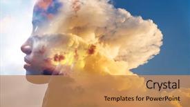  Presentation with texture - Cool new PPT layouts with health - texture of nature combines backdrop and a coral colored foreground