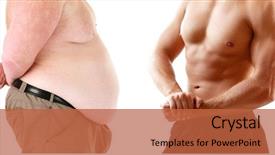  Presentation with health wealth - Amazing presentation having health and fitness concept backdrop and a red colored foreground