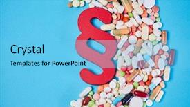  Presentation with medical law - Audience pleasing PPT theme consisting of health and medical law concept backdrop and a light blue colored foreground