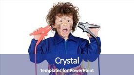  Presentation with child safety - Theme enhanced with preventing burn - health and safety prevention background and a  colored foreground