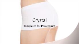  Presentation with positions of body - Theme consisting of health back - beautiful fit sexy female body background and a  colored foreground