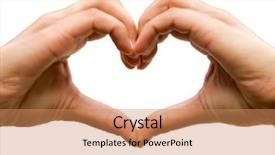  Presentation with shape heart - Amazing presentation having health care delivery - shape of my heart backdrop and a coral colored foreground