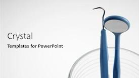  Presentation with health-care - PPT theme having health-care-equipment-for-tooth background and a  colored foreground