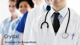  Presentation with occupational medicine - Cool new slides with health care profession people backdrop and a lemonade colored foreground