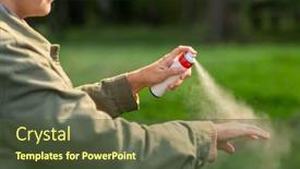  Presentation with health-care - Theme featuring health-care-protection-and-people background and a tawny brown colored foreground