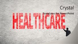  Presentation with reform - Slide deck featuring health care reform - asian business man write words background and a light gray colored foreground