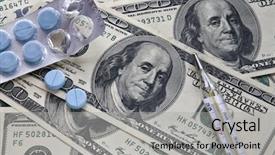  Presentation with medicine - Audience pleasing PPT theme consisting of health care reform - paid medicine conceptual backdrop and a light gray colored foreground