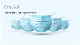  Presentation with sickness - Colorful presentation design enhanced with health-care-set-from-medical backdrop and a sky blue colored foreground